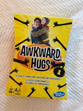 Hasbro Awkward Hugs Party Game - Yellow & Black Artwork
